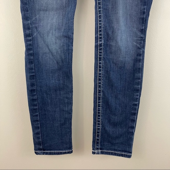 ARIAT Womens R.E.A.L Mid Rise Icon Stackable Straight Leg Skinny Jeans - Picture 5 of 11